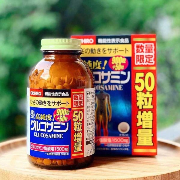 Viên uống xương khớp Glucosamine orihiro hộp 950 viên - Hình ảnh 6