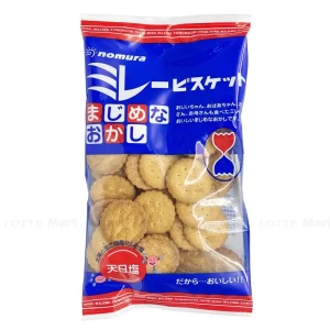 Bánh quy mặn Nomura Mire Millet Biscuits 130g, 20 gói/thùng