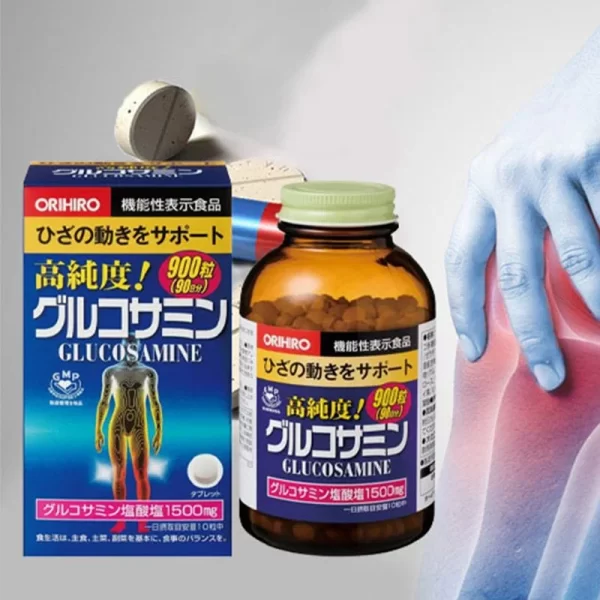 Viên uống xương khớp Glucosamine orihiro hộp 950 viên - Hình ảnh 4