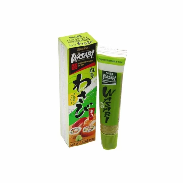 Mù tạt tươi Wasabi S&B 43g (10 tuýp/ lốc)