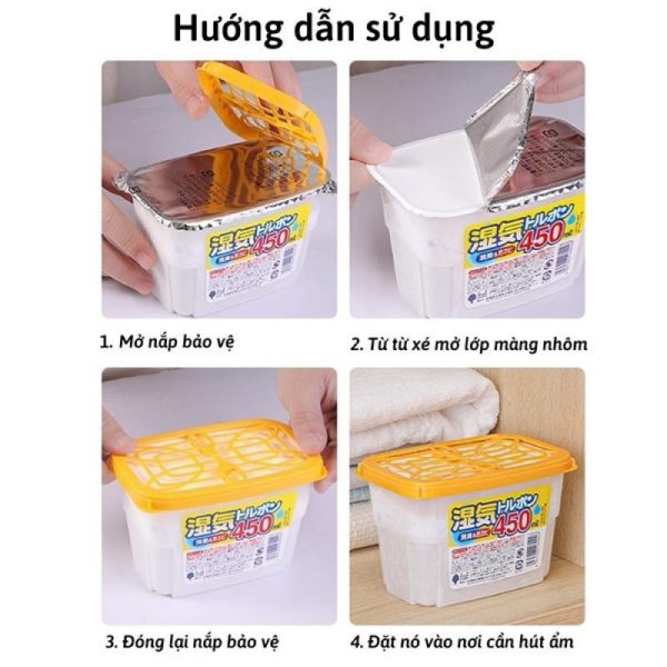 HỘP HÚT ẨM KOKUBO NHẬT BẢN 450ML - Hình ảnh 2