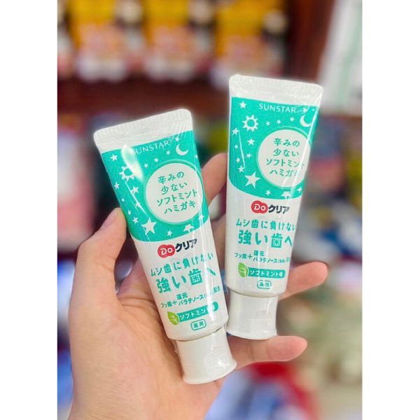 Kem đánh răng Sunstar cho bé vị bạc hà nhẹ (70g)